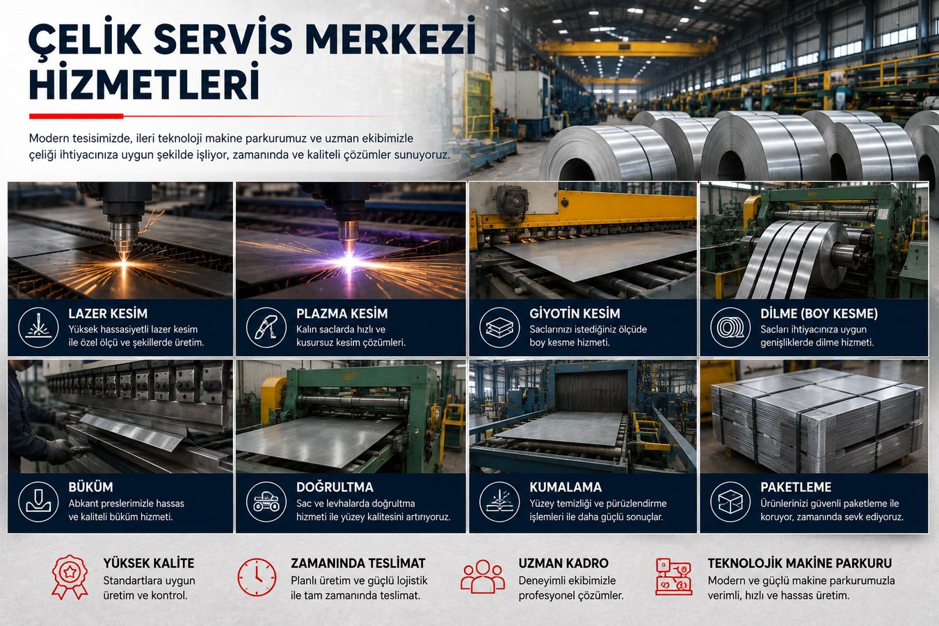 Çelik servis merkezi